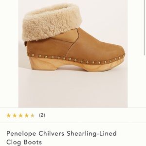Penelope Chilvers Shearling-Lined Clog Boots